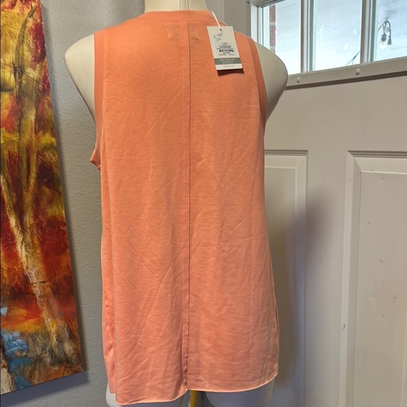 Mud Pie Coral Sleeveless Tank Top - Picture 4 of 13